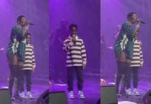 Tiwa Savage’s son Jamil shines on stage in London