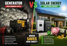 GENERATOR VS SOLAR: WHICH POWER OPTION SAVES MORE MONEY FOR NIGERIANS?